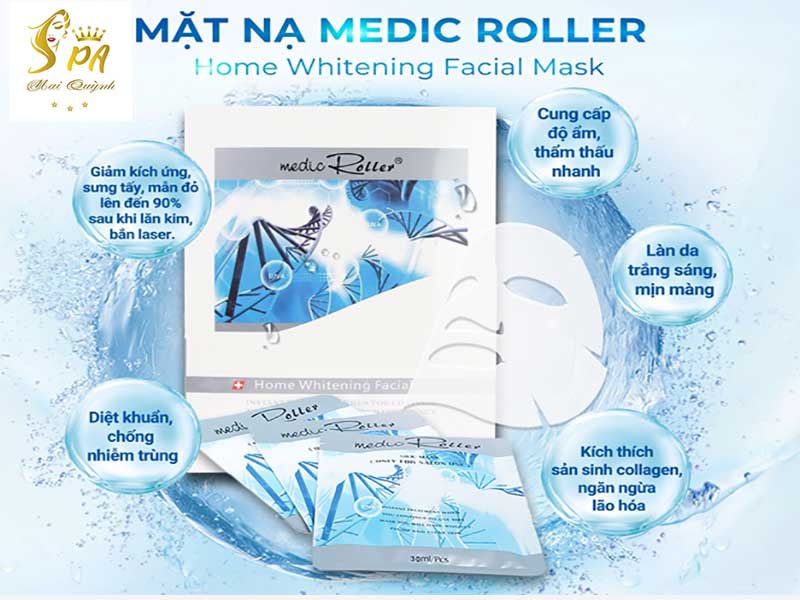 Mặt nạ Home Whitening Facial Mask Medic Roller